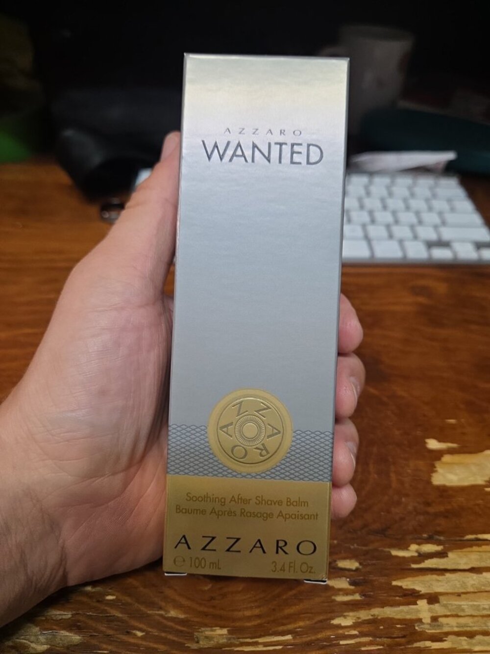 Azzaro WANTED Soothing After Shave Balm 3.4 oz. NIB Perfumed Post Shave Lotion